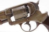 CIVIL WAR Antique STARR ARMS 1858 Double Action Army 44 Revolver CARTOUCHES With Leather Field Holster! - Image 15 of 23