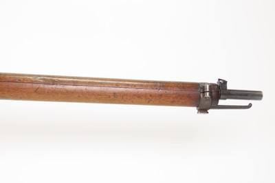 Antique SERIAL # “7” SWISS 1896/11 Straight Pull SCHMIDT-RUBIN 7.5mm RifleWith BRASS BADGE inscribed “FRANZ/WIFFMANN/KRIENS” - Image 3 of 24