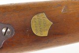 Antique SERIAL # “7” SWISS 1896/11 Straight Pull SCHMIDT-RUBIN 7.5mm RifleWith BRASS BADGE inscribed “FRANZ/WIFFMANN/KRIENS” - Image 12 of 24