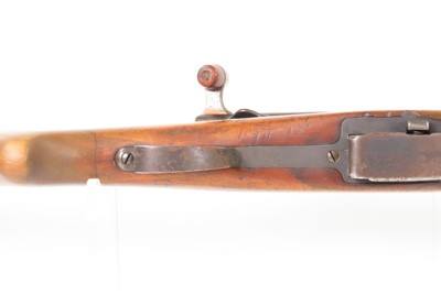 Antique SERIAL # “7” SWISS 1896/11 Straight Pull SCHMIDT-RUBIN 7.5mm RifleWith BRASS BADGE inscribed “FRANZ/WIFFMANN/KRIENS” - Image 10 of 24