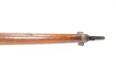 Antique SERIAL # “7” SWISS 1896/11 Straight Pull SCHMIDT-RUBIN 7.5mm RifleWith BRASS BADGE inscribed “FRANZ/WIFFMANN/KRIENS” - Image 13 of 24