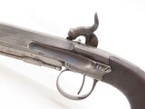 ENGRAVED Antique BRITISH Boxlock MANSTOPPER Percussion SELF DEFENSE Pistol“LONDON” Mid-1800s SIDEHAMMER Coat/Pocket Pistol - 17 of 18