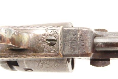 Scarce GUSTAVE YOUNG Factory Engraved COLT M1849 Percussion POCKET Revolver With Hand Engraved “PRESENTATION” Barrel Address - Image 10 of 22