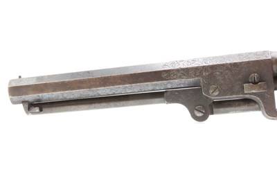 Scarce GUSTAVE YOUNG Factory Engraved COLT M1849 Percussion POCKET Revolver With Hand Engraved “PRESENTATION” Barrel Address - Image 17 of 22