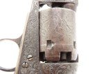 Scarce GUSTAVE YOUNG Factory Engraved COLT M1849 Percussion POCKET Revolver With Hand Engraved “PRESENTATION” Barrel Address - Image 20 of 22