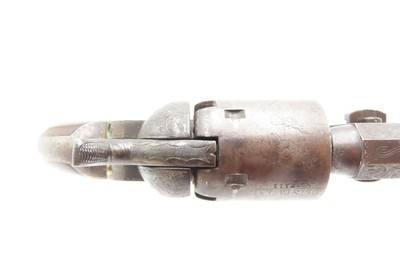 Scarce GUSTAVE YOUNG Factory Engraved COLT M1849 Percussion POCKET Revolver With Hand Engraved “PRESENTATION” Barrel Address - Image 12 of 22