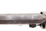 Scarce GUSTAVE YOUNG Factory Engraved COLT M1849 Percussion POCKET Revolver With Hand Engraved “PRESENTATION” Barrel Address - Image 14 of 22