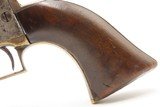 Rare THREE DIGIT SERIAL #490 Antique FIRST MODEL COLT M1851 NAVY RevolverSQUARE BACK TRIGGER GUARD with WEDGE OVER SCREW - Image 17 of 19