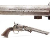 Rare THREE DIGIT SERIAL #490 Antique FIRST MODEL COLT M1851 NAVY RevolverSQUARE BACK TRIGGER GUARD with WEDGE OVER SCREW - Image 1 of 19