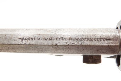 Rare THREE DIGIT SERIAL #490 Antique FIRST MODEL COLT M1851 NAVY RevolverSQUARE BACK TRIGGER GUARD with WEDGE OVER SCREW - Image 13 of 19
