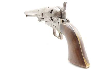 Rare THREE DIGIT SERIAL #490 Antique FIRST MODEL COLT M1851 NAVY RevolverSQUARE BACK TRIGGER GUARD with WEDGE OVER SCREW - Image 19 of 19