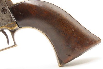 Rare THREE DIGIT SERIAL #490 Antique FIRST MODEL COLT M1851 NAVY RevolverSQUARE BACK TRIGGER GUARD with WEDGE OVER SCREW - Image 17 of 19