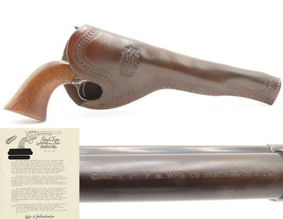 Antique NETTLETON Inspected U.S. CAVALRY Model COLT SAA with KOPEC LETTERSINGLE ACTION ARMY Made in 1878 with HOLSTER - Image 1 of 23