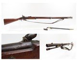 1861 Dated CIVIL WAR Antique P1853 ENFIELD Infantry Rifle-Musket BAYONETCOMMERCIAL PROOFED Rifle-Musket w/SLING & SHEATH - 1 of 25