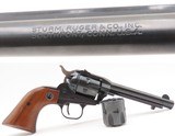 1968 RUGER SINGLE SIX Convertible Single Action 3-SCREW FRAME Revolver C&RWith Desirable MATCHING .22 MAGNUM Extra Cylinder - 1 of 21
