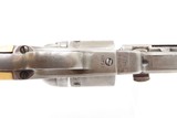 ENGRAVED Antique CIVIL WAR Era COLT M1851 NAVY Cartridge Conversion Revolver Manufactured in 1858 with IVORY GRIPS & HOLSTER - 5 of 20