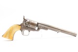 ENGRAVED Antique CIVIL WAR Era COLT M1851 NAVY Cartridge Conversion Revolver Manufactured in 1858 with IVORY GRIPS & HOLSTER - 13 of 20