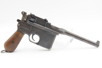WWI Era German MAUSER C96 Broomhandle Pistol 7.63mm C&R w/SHOULDER STOCKType Used by WINSTON CHURCHILL in the BOER WARS - Image 4 of 22
