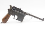 WWI Era German MAUSER C96 Broomhandle Pistol 7.63mm C&R w/SHOULDER STOCKType Used by WINSTON CHURCHILL in the BOER WARS - Image 4 of 22