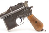 WWI Era German MAUSER C96 Broomhandle Pistol 7.63mm C&R w/SHOULDER STOCKType Used by WINSTON CHURCHILL in the BOER WARS - Image 20 of 22
