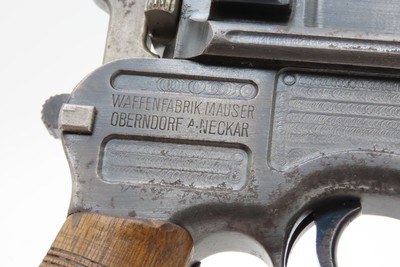 WWI Era German MAUSER C96 Broomhandle Pistol 7.63mm C&R w/SHOULDER STOCKType Used by WINSTON CHURCHILL in the BOER WARS - Image 7 of 22