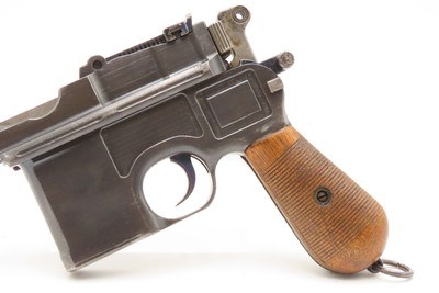 WWI Era German MAUSER C96 Broomhandle Pistol 7.63mm C&R w/SHOULDER STOCKType Used by WINSTON CHURCHILL in the BOER WARS - Image 20 of 22