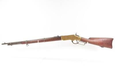 1870 mfr. Winchester Model 1866 MUSKET Variant Rifle .44 HENRY RF YELLOWBOY Scarcest Variant with Most Capacity - Image 17 of 23