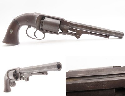 SCARCE CIVIL WAR Antique Rogers, Spencer & Co. PETTENGILL .44 ARMY Revolver ISSUED TO MI, MO, AR, IL, KY CAVALRIES - Image 1 of 21