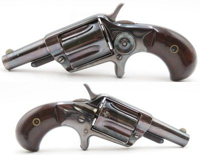1875 mfr. PARIS RETAILER Antique COLT NEW LINE .38 CF Self Defense Revolver Very Nice FRENCH Faure le Page address on Top Strap - Image 1 of 17