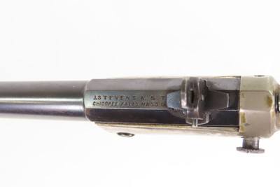 J. STEVENS A&T New Model Pocket Rifle No. 40 MATCHING # SHOULDER Stock C&RSingle Shot Tip-Up Pistol mfg. circa 1896 to 1916 - Image 12 of 19