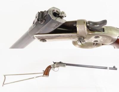 J. STEVENS A&T New Model Pocket Rifle No. 40 MATCHING # SHOULDER Stock C&RSingle Shot Tip-Up Pistol mfg. circa 1896 to 1916 - Image 1 of 19
