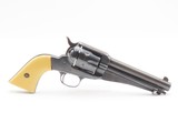 Antique REMINGTON Model 1875 .44-40 WCF Single Action ARMY Revolver IVORYJESSE and FRANK JAMES Revolver of Choice - 14 of 17