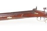 Antique R.B. GILLISPIE Half Stock Percussion HOMESTEAD/HUNTING Target Rifle ENGRAVED HEAVY BARREL .56 Cal. Longarm w/RICE LOCK - Image 16 of 19