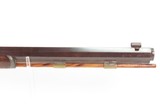 Antique R.B. GILLISPIE Half Stock Percussion HOMESTEAD/HUNTING Target Rifle ENGRAVED HEAVY BARREL .56 Cal. Longarm w/RICE LOCK - Image 3 of 19