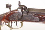 Antique R.B. GILLISPIE Half Stock Percussion HOMESTEAD/HUNTING Target Rifle ENGRAVED HEAVY BARREL .56 Cal. Longarm w/RICE LOCK - Image 6 of 19