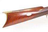 Antique R.B. GILLISPIE Half Stock Percussion HOMESTEAD/HUNTING Target Rifle ENGRAVED HEAVY BARREL .56 Cal. Longarm w/RICE LOCK - Image 5 of 19