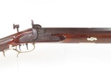 Antique R.B. GILLISPIE Half Stock Percussion HOMESTEAD/HUNTING Target Rifle ENGRAVED HEAVY BARREL .56 Cal. Longarm w/RICE LOCK - Image 4 of 19