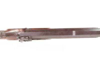 Antique R.B. GILLISPIE Half Stock Percussion HOMESTEAD/HUNTING Target Rifle ENGRAVED HEAVY BARREL .56 Cal. Longarm w/RICE LOCK - Image 11 of 19