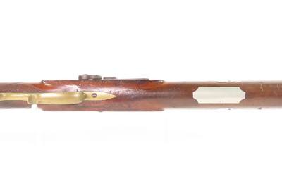 Antique R.B. GILLISPIE Half Stock Percussion HOMESTEAD/HUNTING Target Rifle ENGRAVED HEAVY BARREL .56 Cal. Longarm w/RICE LOCK - Image 8 of 19