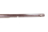 Antique R.B. GILLISPIE Half Stock Percussion HOMESTEAD/HUNTING Target Rifle ENGRAVED HEAVY BARREL .56 Cal. Longarm w/RICE LOCK - Image 10 of 19