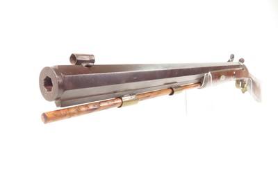 Antique R.B. GILLISPIE Half Stock Percussion HOMESTEAD/HUNTING Target Rifle ENGRAVED HEAVY BARREL .56 Cal. Longarm w/RICE LOCK - Image 18 of 19