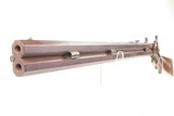ENGRAVED SUPERPOSED Antique L.L. HEPBURN Percussion OVER/UNDER Double Rifle Early Hepburn of REMINGTON & MARLIN Design Fame - 21 of 22