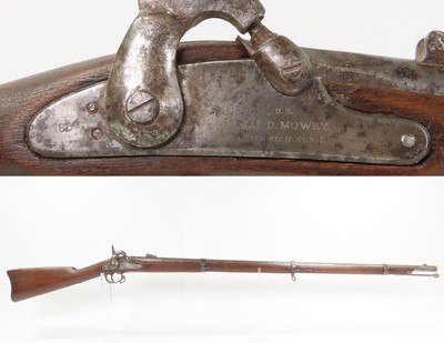 1864 Dated CIVIL WAR Antique U.S. JAMES D. MOWRY M1861 .58 Rifle-MUSKETNORWICH, CONN. Union Infantry “EVERYMAN’S” Rifle - Image 1 of 23