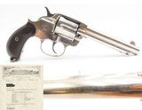 1889 LETTERED Antique Large Frame COLT M1878 FRONTIER .44-40 ARMY Revolver“FRONTIER SIX-SHOOTER” Double Action - Image 1 of 20