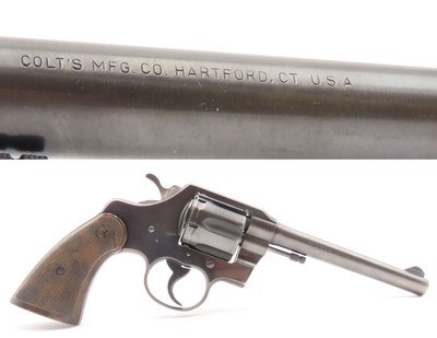 1951 COLT “OFFICIAL POLICE” .22 RF Double Action ARMY SPECIAL Revolver C&RPOLICE, U.S. MILITARY, and SPORTSMAN’S 6-Shooter - Image 1 of 20