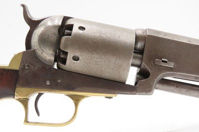 1849 mfr. U.S. COLT 1st Model DRAGOON .44 Percussion Revolver CIVIL WAR Era Colt’s RARE and DESIRABLE Pistol w/CYLINDER SCENE - Image 4 of 22