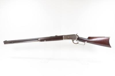 1892 mfr. Antique WINCHESTER M1886 Lever Action .38-56 WCF Rifle FRONTIERIconic WILD WEST REPEATER Manufactured in 1892 - Image 16 of 21
