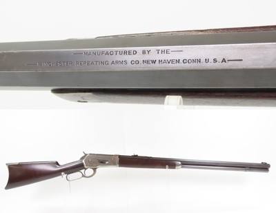 1892 mfr. Antique WINCHESTER M1886 Lever Action .38-56 WCF Rifle FRONTIERIconic WILD WEST REPEATER Manufactured in 1892 - Image 1 of 21