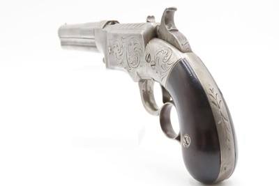 Rare c1855 Smith & Wesson VOLCANIC No. 1 Pistol .31 Caliber ENGRAVED Predecessor to the Henry & Winchester Rifles - Image 17 of 17