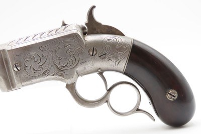 Rare c1855 Smith & Wesson VOLCANIC No. 1 Pistol .31 Caliber ENGRAVED Predecessor to the Henry & Winchester Rifles - Image 14 of 17